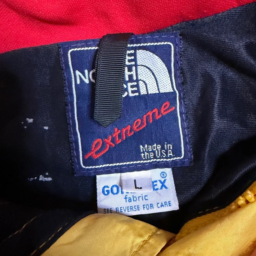 Vintage The North Face Extreme Gore-Tex Jacket Mens Large Yellow Red Made in USA